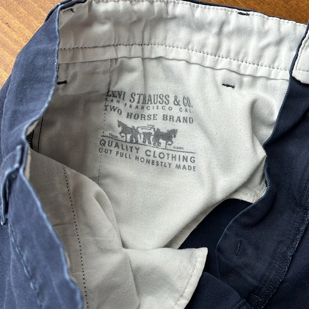 Levi’s Strauss Two Horses Dress Pants - Navy Blue 34”x32”